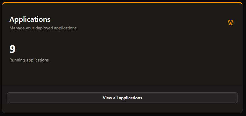 Applications Card