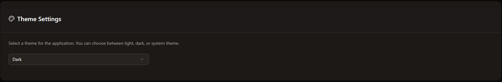 Theme Settings